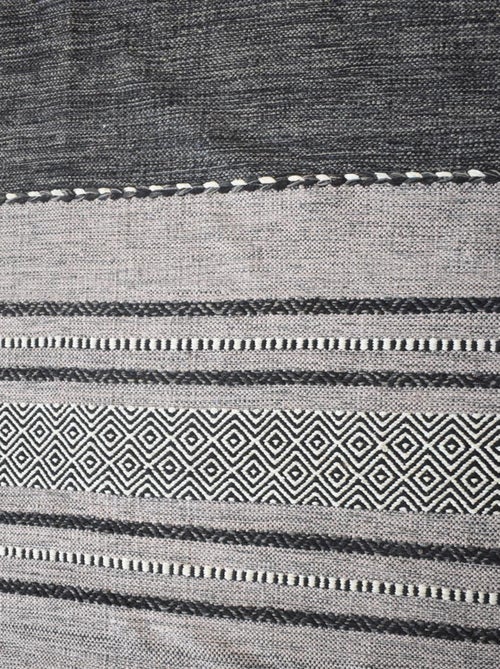 Tapis kilim fait main en coton motif ethnique LYN46 TIVE - Kiabi