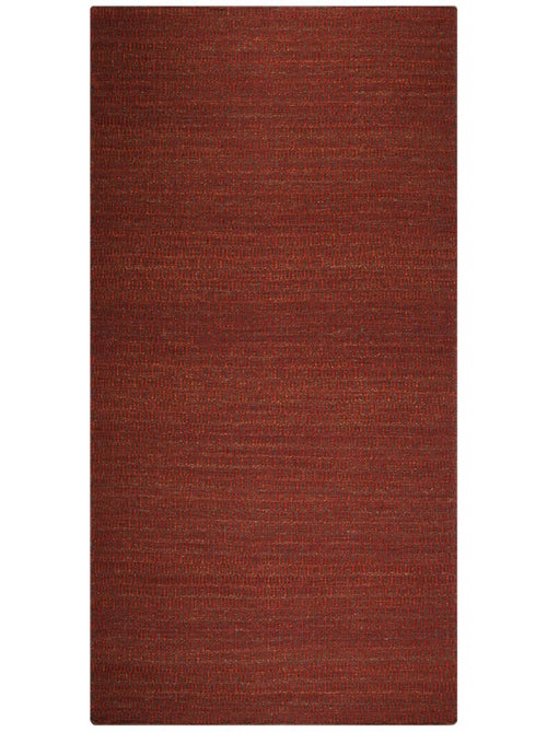 Tapis kilim fait main en laine motif faux uni - Kiabi