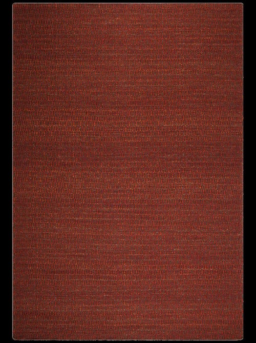 Tapis kilim fait main en laine motif faux uni - Kiabi