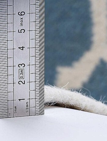 Tapis kilim fait main en laine motif scandinave