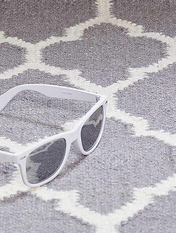 Tapis kilim fait main en laine motif scandinave