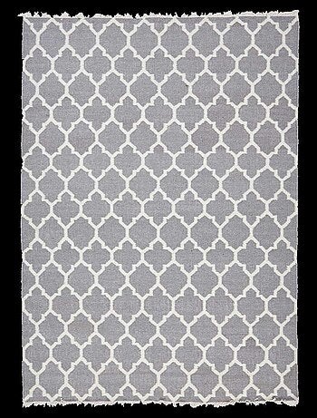 Tapis kilim fait main en laine motif scandinave