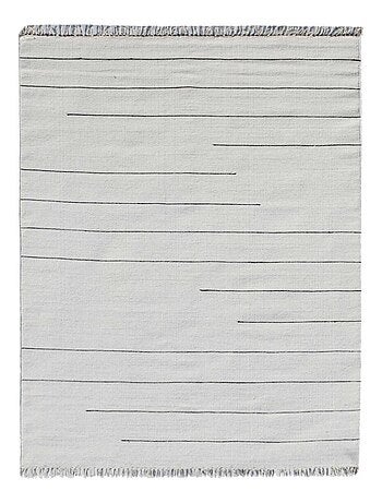 Tapis kilim fait main en laine motif simple PRAHA