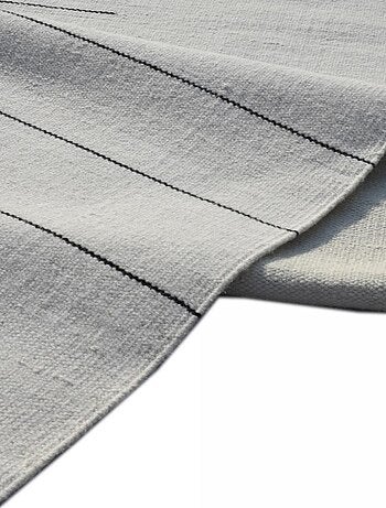 Tapis kilim fait main en laine motif simple PRAHA