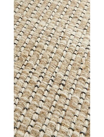 Tapis kilim fait main en laine motif uni LOOK 408