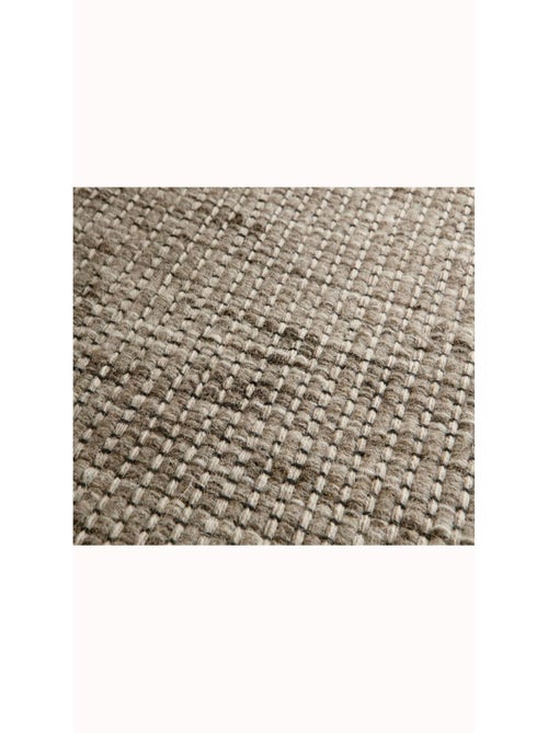 Tapis kilim fait main en laine motif uni LOOK 408 - Kiabi Tapis kilim fait main en laine motif uni LOOK 408 - Kiabi