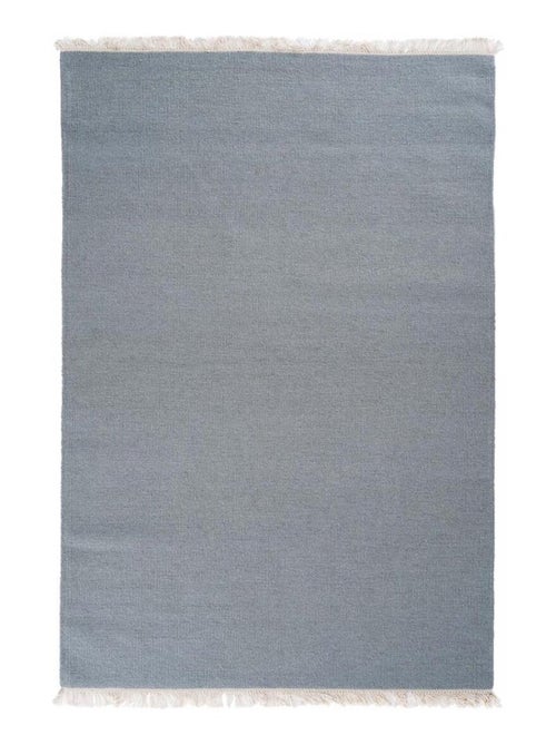 Tapis kilim fait main en laine motif uni LYN12 BAYA IBAY - Kiabi