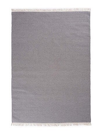 Tapis kilim fait main en laine motif uni LYN12 BAYA IBAY