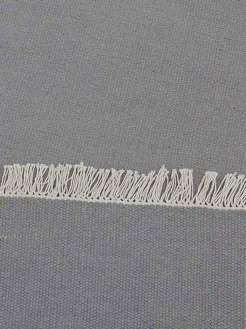 Tapis kilim fait main en laine motif uni LYN12 BAYA IBAY - Kiabi