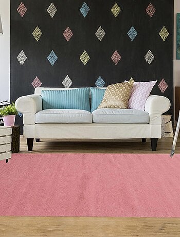 Tapis kilim fait main en laine motif uni LYN12 BAYA IBAY