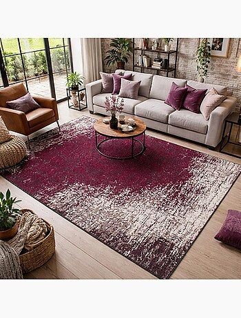 Tapis kilim fait main motif géométrique AURATA