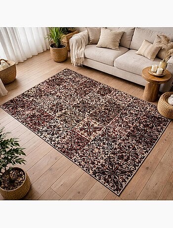 Tapis kilim fait main motif géométrique LINIT