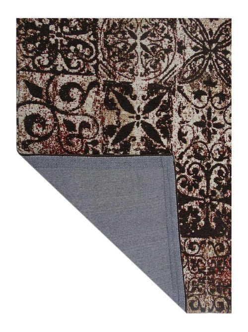 Tapis kilim fait main motif géométrique LINIT - Kiabi