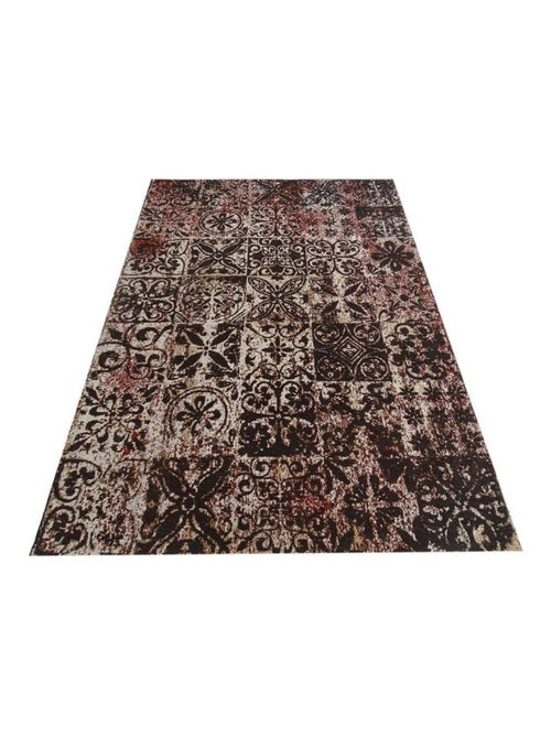 Tapis kilim fait main motif géométrique LINIT - Kiabi