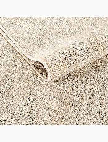 Tapis kilim faux uni, tissage authentique, design épuré, ducca