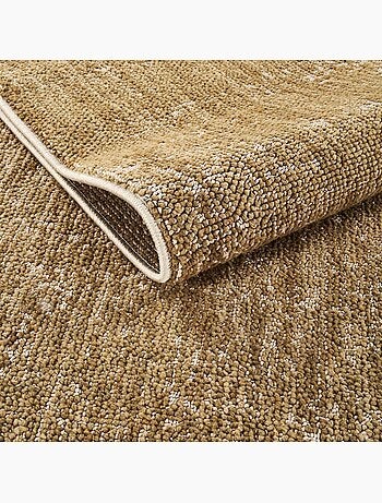 Tapis kilim faux uni, tissage authentique, design épuré, ducca