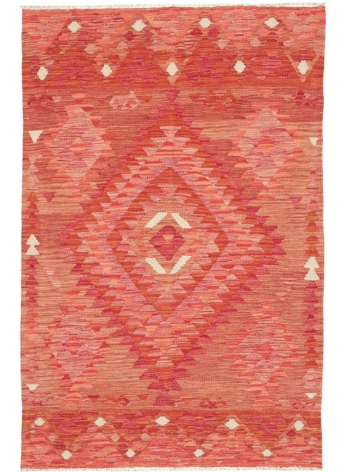 Tapis kilim géométrique, tissé plat en laine, kilim 33 - Kiabi Tapis kilim géométrique, tissé plat en laine, kilim 33 - Kiabi
