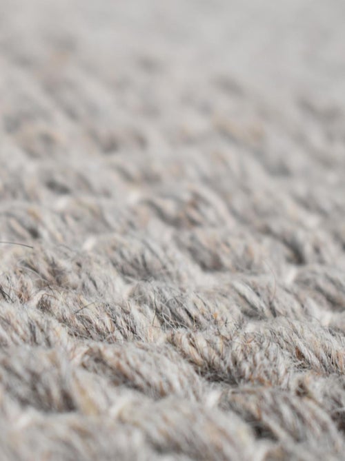 Tapis kilim GRATA, fait à la main en laine motif géométrique - Kiabi