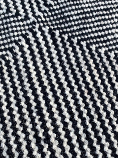 Tapis kilim MICAN, fait à la main en laine motif géométrique - Kiabi