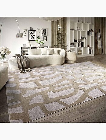 Tapis kilim, motif géométrique authentique, kilim tissé, therese