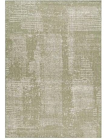 Tapis kilim, motif géométrique, tissé à plat, style ethnique