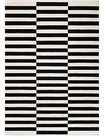 Tapis kilim, motif géométrique, tissé main, donna chic authentique