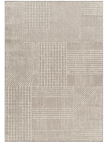 Tapis kilim, motif géométrique tissé, style artisanal lyn53 trame 2