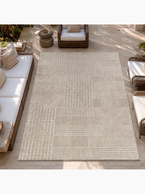Tapis kilim, motif géométrique tissé, style artisanal lyn53 trame 2 - Kiabi Tapis kilim, motif géométrique tissé, style artisanal lyn53 trame 2 - Kiabi
