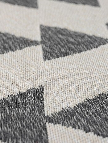 Tapis kilim reversible en coton motif scandinave BE