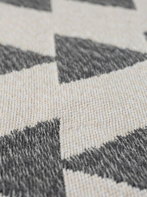 Tapis kilim reversible en coton motif scandinave BE - Kiabi