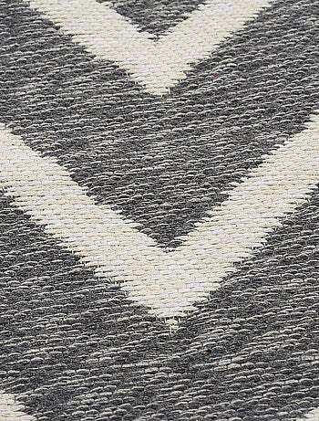 Tapis kilim reversible en coton motif scandinave BY