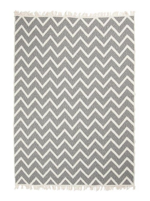 Tapis kilim reversible en coton motif scandinave BY - Kiabi