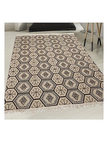 Tapis kilim reversible fait à la main en laine MALSA