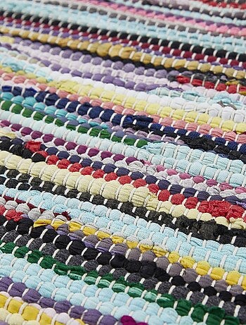 Tapis kilim tissé en coton motif ethnique TIMULTI