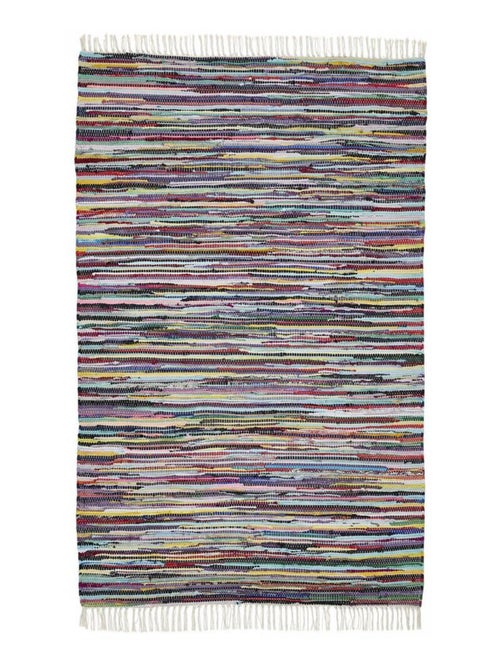 Tapis kilim tissé en coton motif ethnique TIMULTI - Kiabi