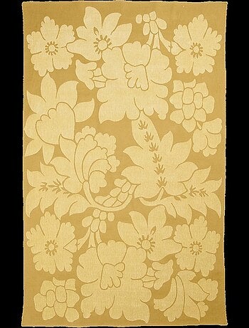 Tapis kilim tissé en coton motif floral ALIXIA