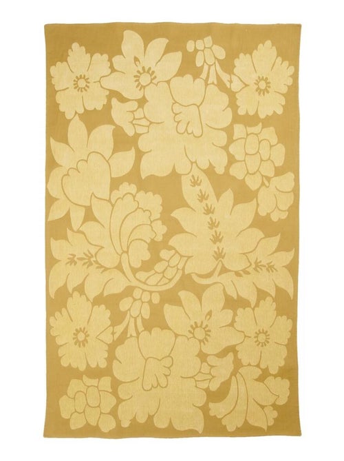 Tapis kilim tissé en coton motif floral ALIXIA - Kiabi