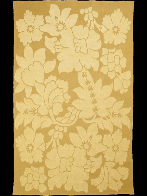 Tapis kilim tissé en coton motif floral ALIXIA - Kiabi