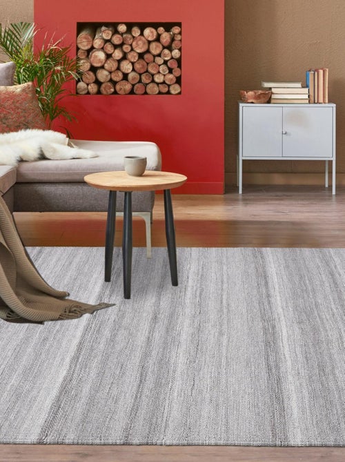 Tapis kilim tissé motif faux uni LOFODI - Kiabi