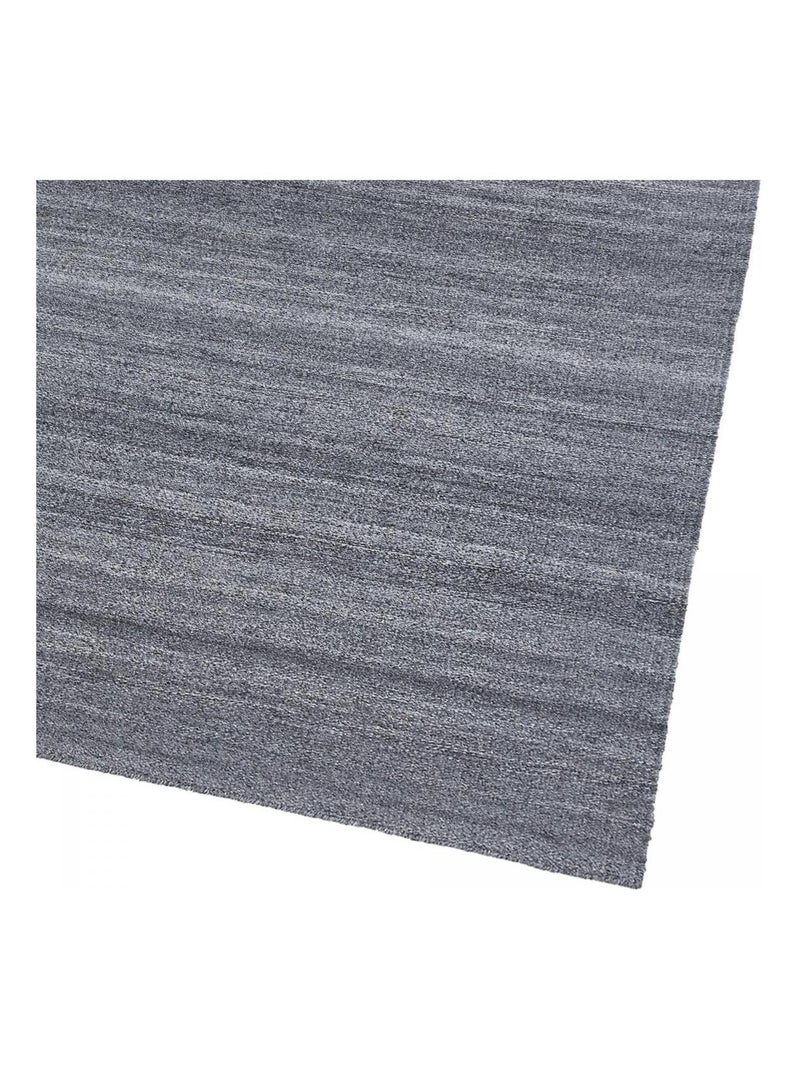Tapis kilim tissé motif faux uni LOFODI Gris - Kiabi