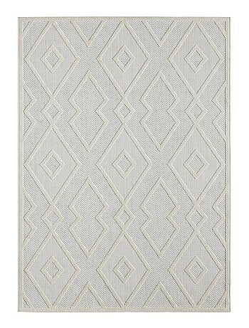 Tapis kilim tissé motif géométrique TENO A