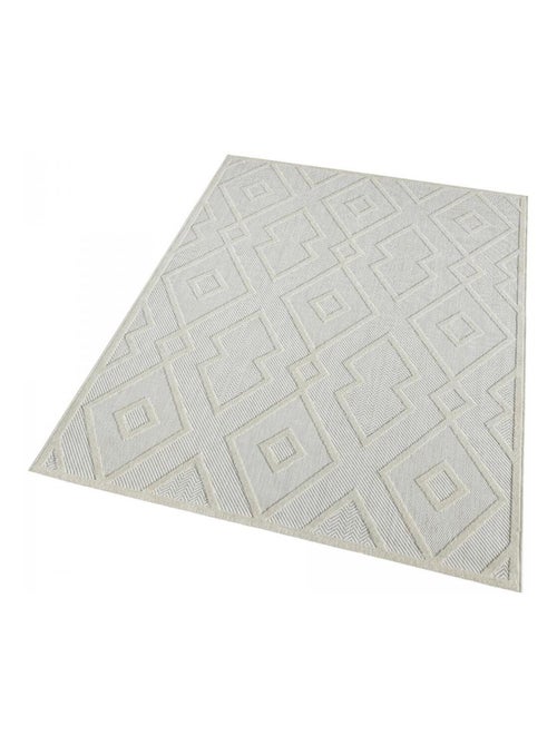 Tapis kilim tissé motif géométrique TENO A - Kiabi