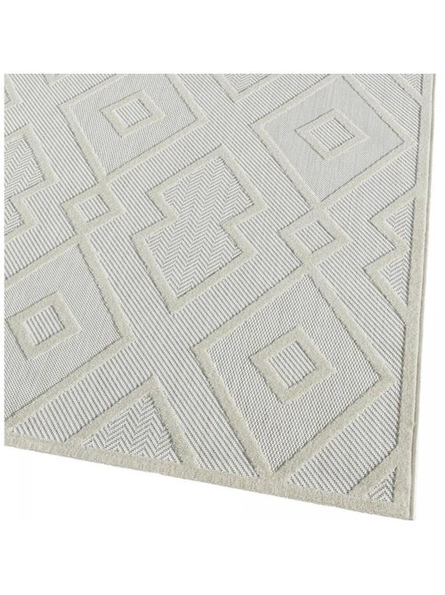 Tapis kilim tissé motif géométrique TENO A - Kiabi