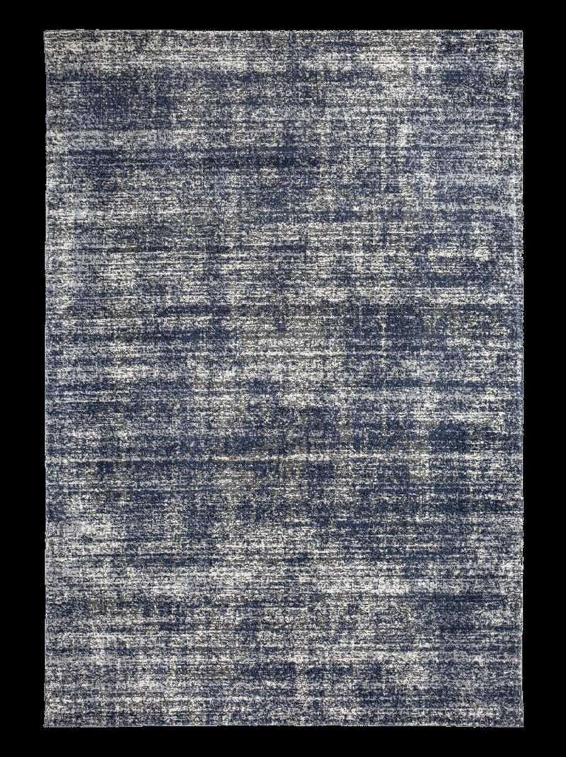 Tapis kilim tissé motif simple CLARK 12 Bleu - Kiabi