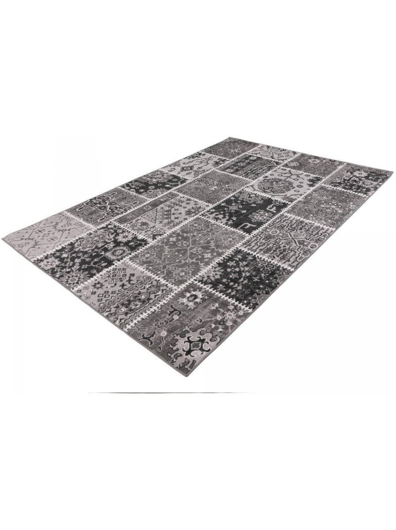 Tapis kilim tissé PATCHKUN Gris - Kiabi