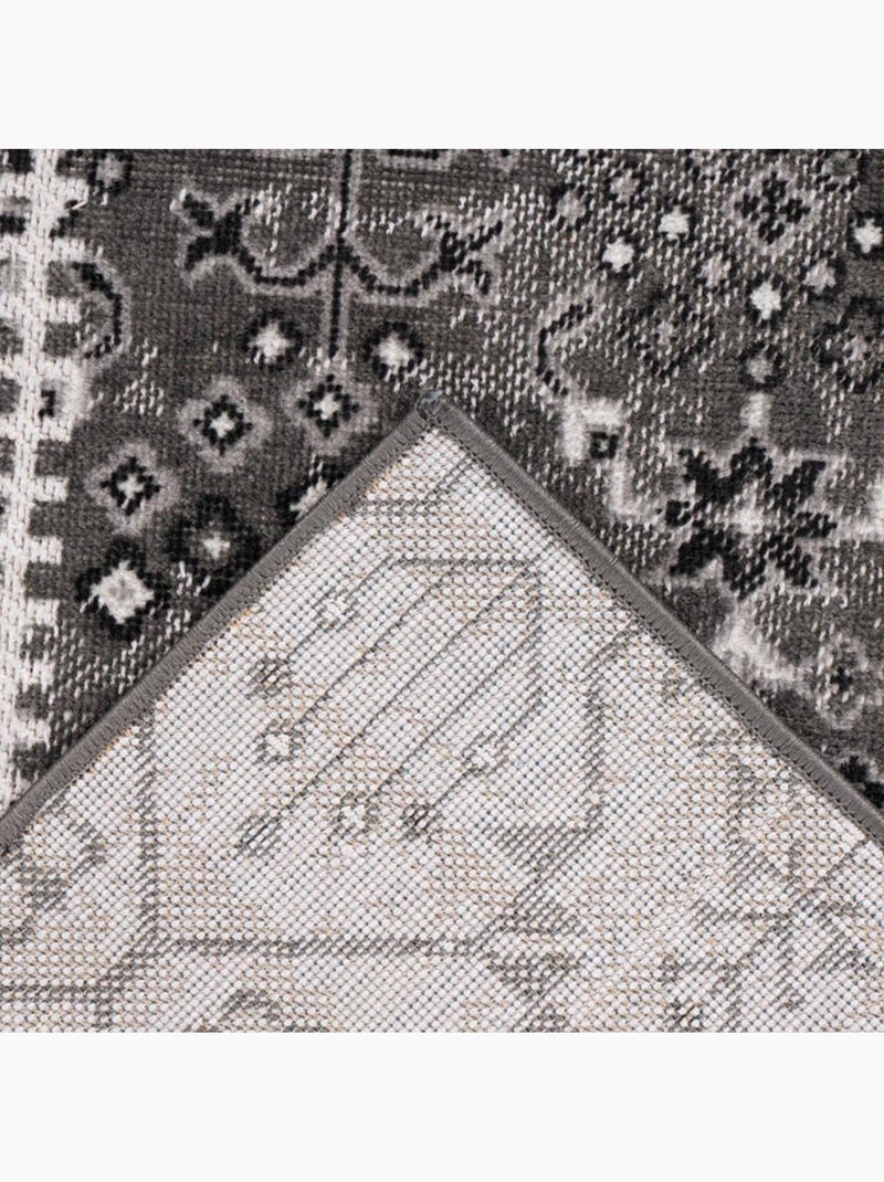 Tapis kilim tissé PATCHKUN Gris - Kiabi