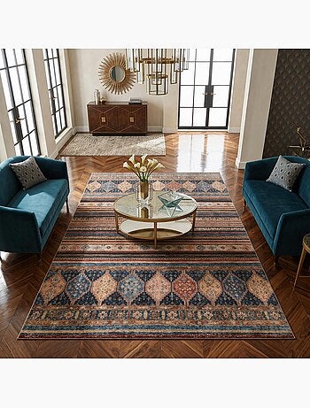 Tapis kilim traditionnel, style authentique, lyn11 kasbah