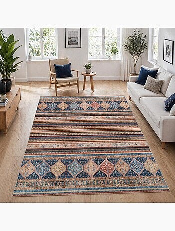 Tapis kilim traditionnel, style authentique, lyn11 kasbah