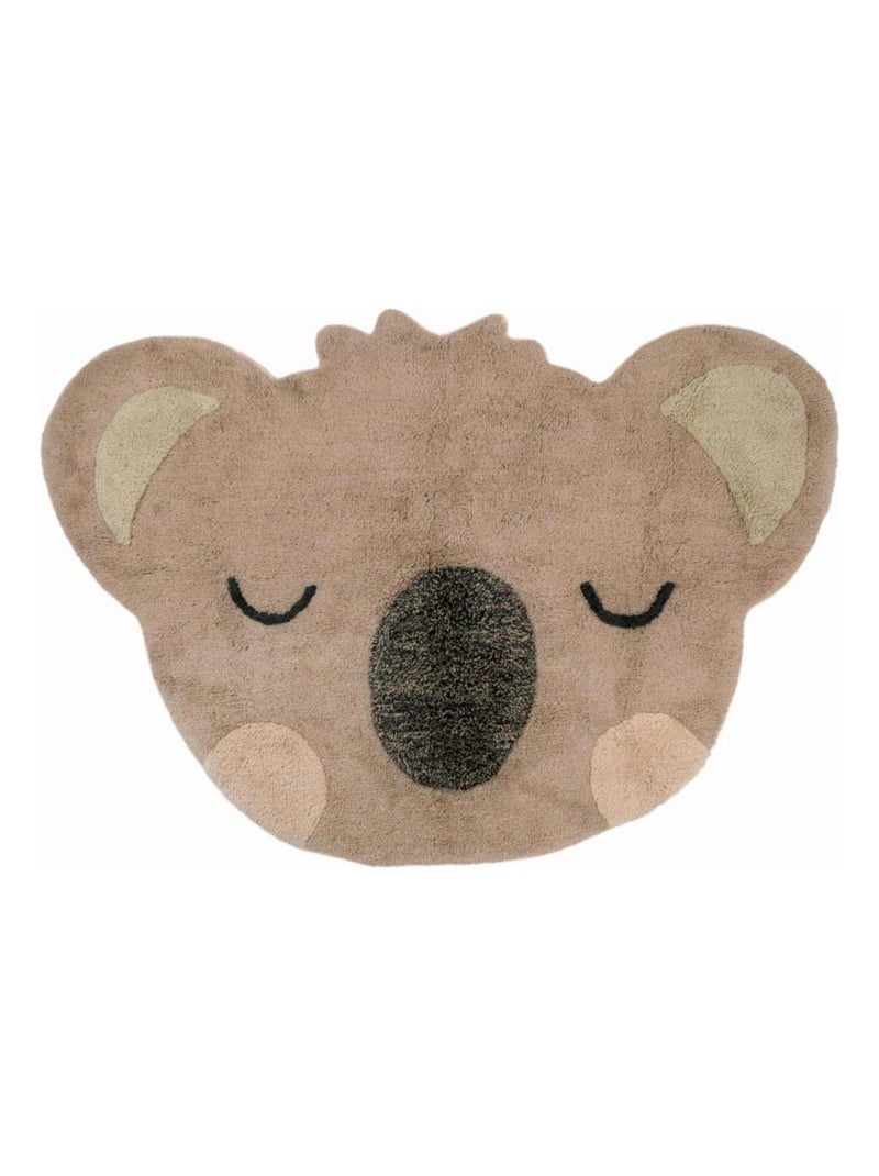 Tapis Koala Little Olsen en coton Multicolore - Kiabi