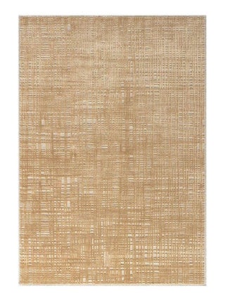 Tapis laine et viscose moderne rayé Soan